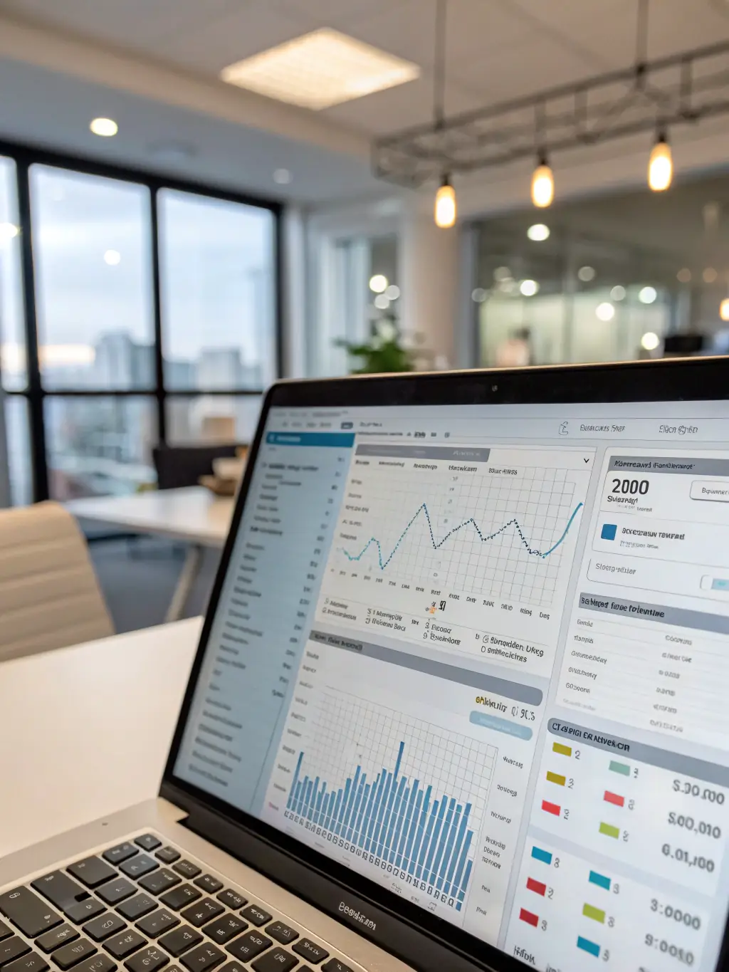 A database interface showing structured data tables and query results, emphasizing the importance of data integrity and efficient data retrieval in business applications.